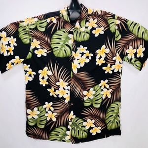 Aloha Hut Mens Hawaiian Aloha Mens Shirt Brown